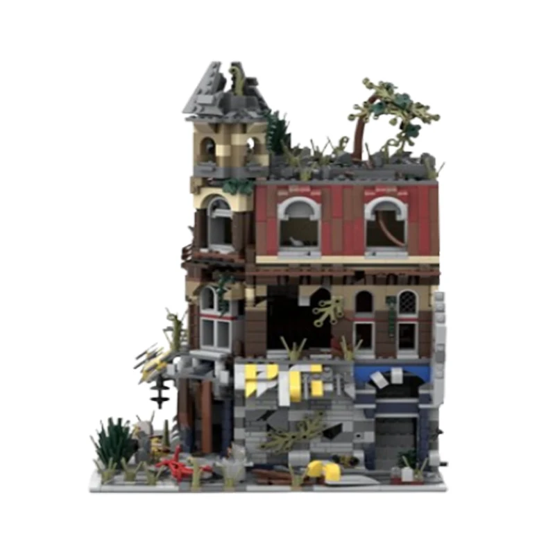 Пятно MOC- 133707   2177 шт., городская уличная сцена, сборка мелких частиц, строительные блоки, образовательная игрушка, модель, подарочный набор, о имя (art.: 3920ce185dbe7) - 3920ce185dbe7