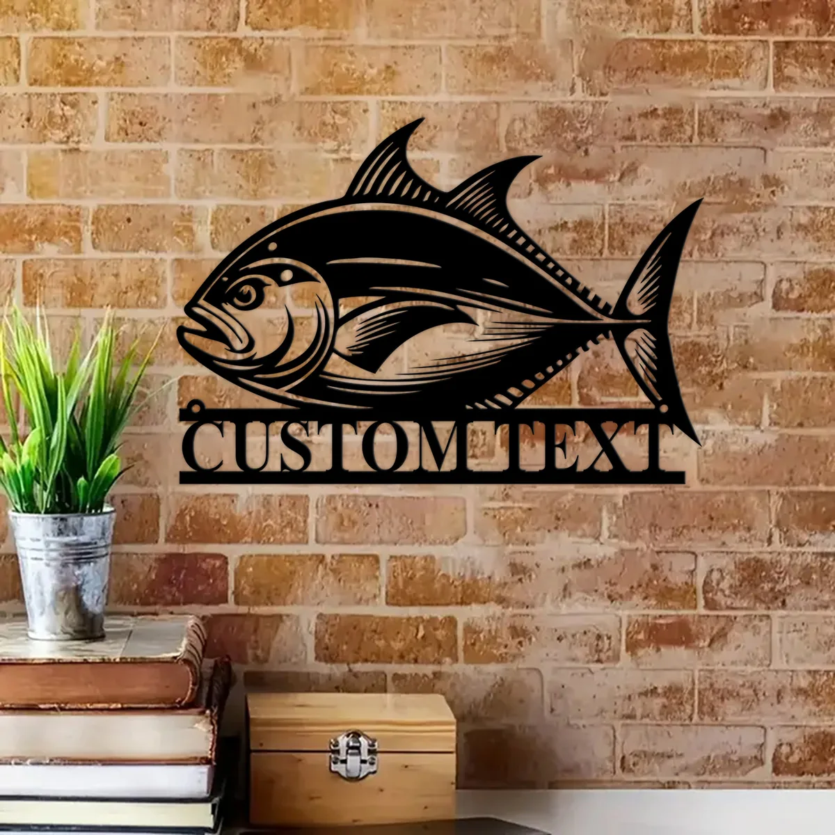 Гигантская металлическая Настенная картина на заказ персонализированная