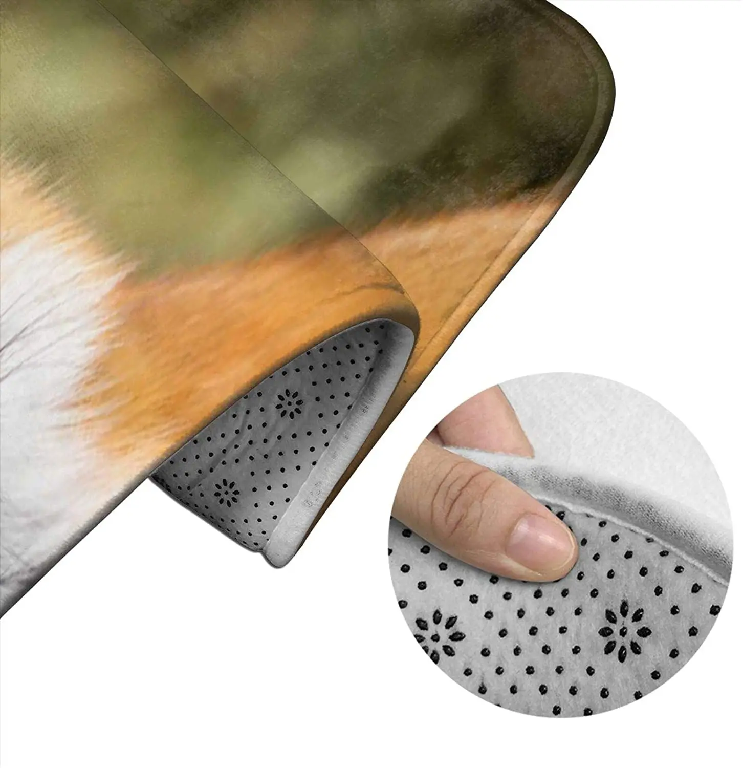 

Beautiful Ginger Fox Bathroom Mat Sets 3 Piece Set Rugs Memory Foam Mat Set Toilet Seat Cover Bath Mat Lid cover