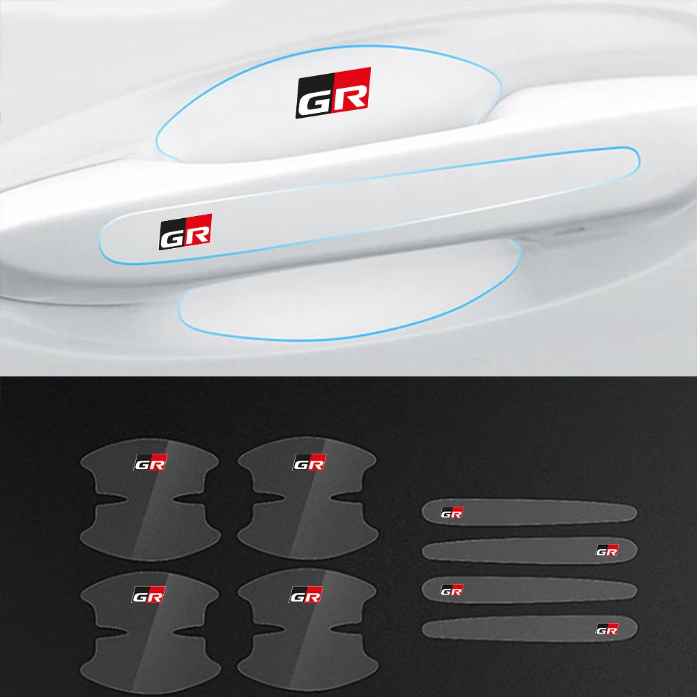 

8 шт., наклейка на дверь автомобиля, против царапин