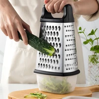 four side box grater vegetable slicer tower shaped potato cheese grater multi purpose vegetable cutter kitchen accessories