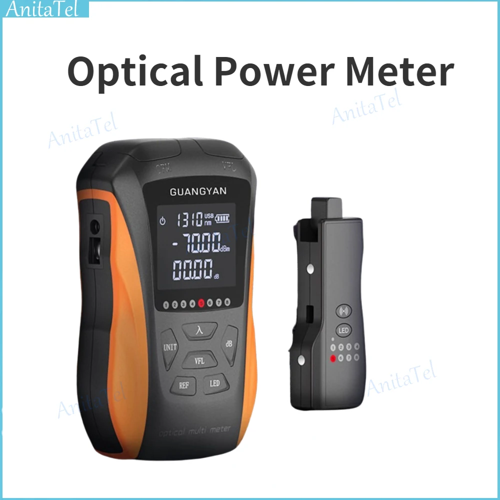 High Quality New 4 in 1 OPM FTTH Fiber Optic Cable Tester Multifunctional Optical Power Meter 5km 15km VFL LED