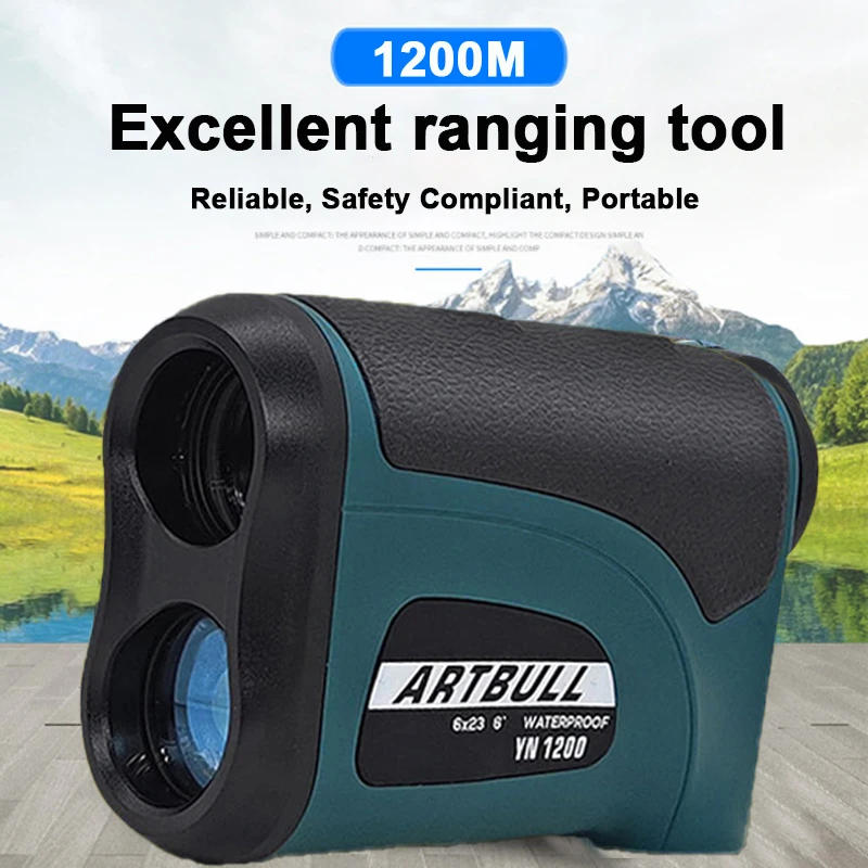 

800/1200/1600/2000m Telescope Laser Rangefinder for Hunting Monoculars Digital Distance Meter for Golf measure Distance Angle