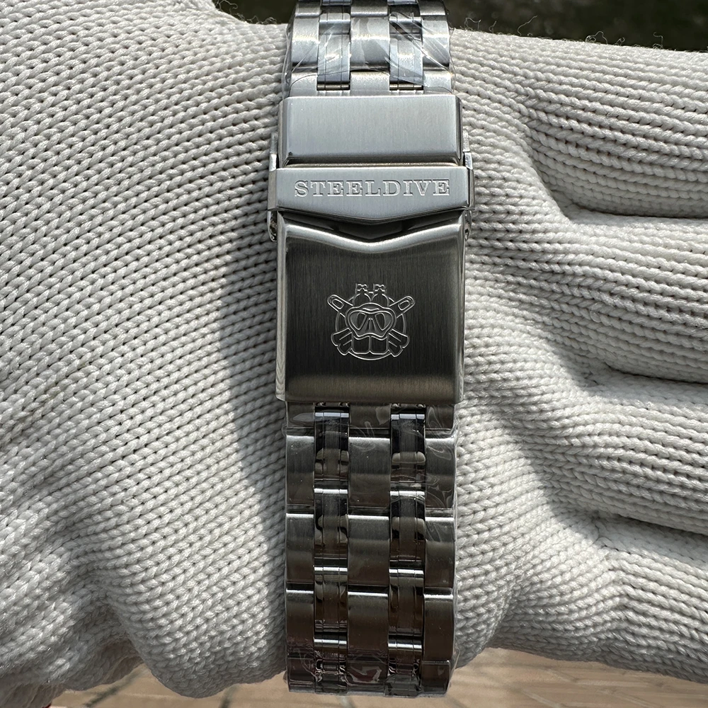 Ремешок для часов STEELDIVE SD1957 из нержавеющей стали