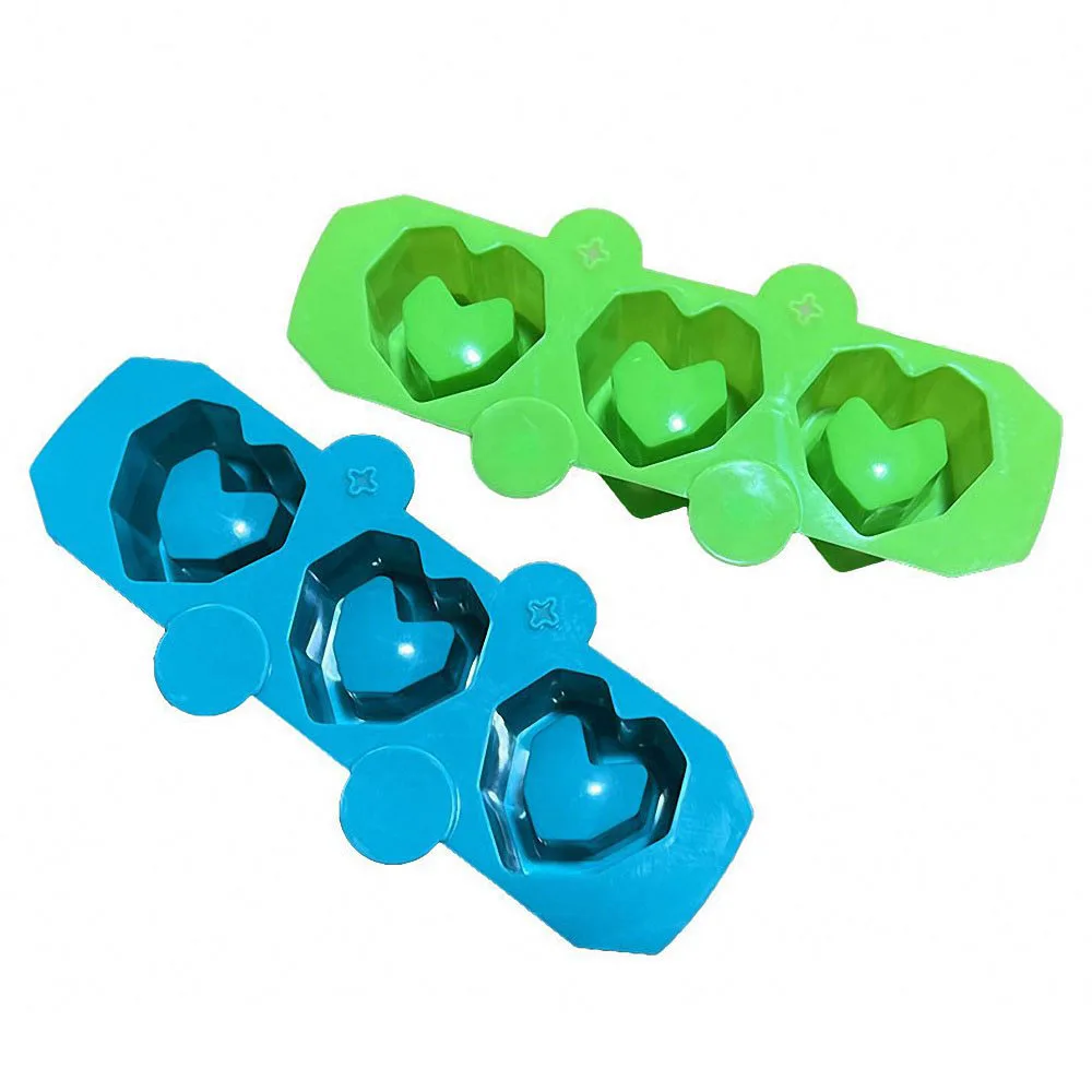 Силиконовая форма в форме сердца для цветов керамической глины поделок бетонные