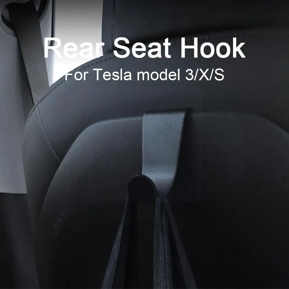 

Алюминиевый крючок для пальто, подголовник сиденья, вешалка для одежды, подставка для спинки сиденья Tesla Model S X, автомобильные аксессуары для интерьера Y3T2