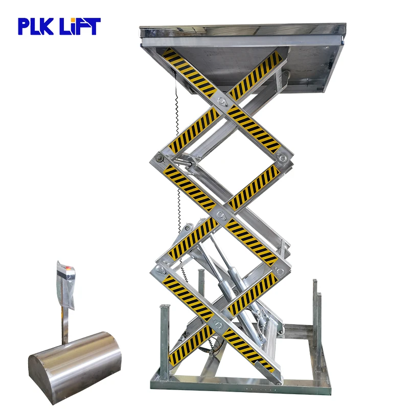 New Arrival Table Lifter Scissor Platform Hydraulic Jack Goods Lifting Equipment with Stainless Top | Machine