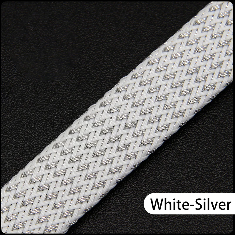 

ПЭТ-оплетка Кабельная муфта 2 4 6 8 10 12 14 16 20 25 30 мм Расширяемая изолированная проволока высокой плотности USB-аудио линия Защитная оболочка