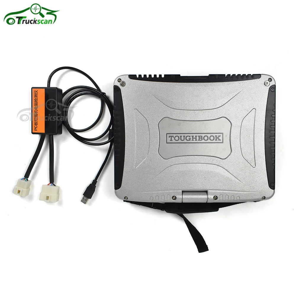 Диагностический комплект для подключения dr zx Hitachi с экскаватором +