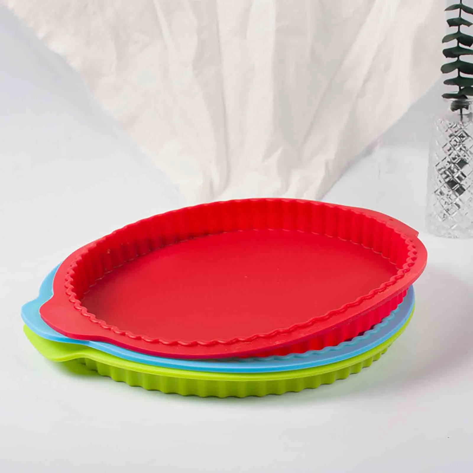 

Силиконовая Круглая Форма для торта, кухонная посуда «сделай сам», фотоформа, инструменты для выпечки, 10 дюймов