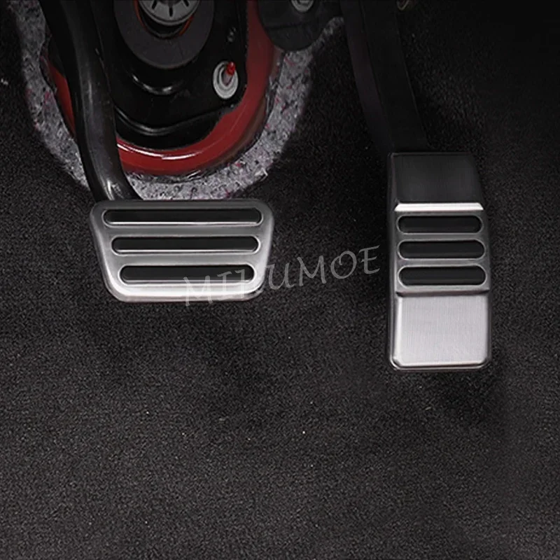 

Автомобильные педали из нержавеющей стали, чехол для педали газа, аксессуары для Ford Mustang 2016 2017 2018 2019 2020 2021 2022 2023 2024 2025