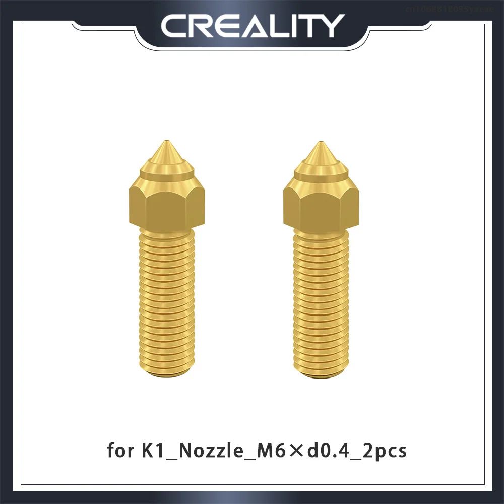 

CREALITY Original M6 0.4mm Nozzles 2pcs for K1 3D Printer