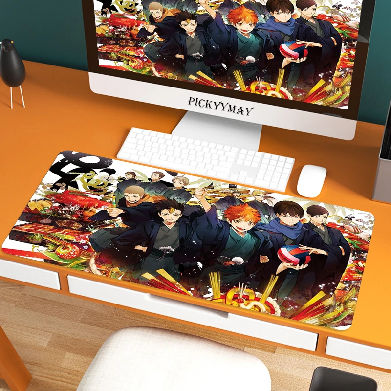 Haikyuu коврик для стола персонализированный женский ковер Настольный мыши черный