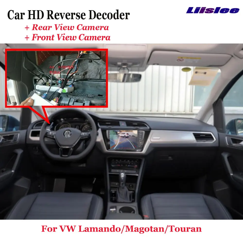 

Car DVR Rearview Front Camera Reverse Image Decoder For VW Lamando/Magotan/Touran(Imported Split Host) Original Screen Upgrade