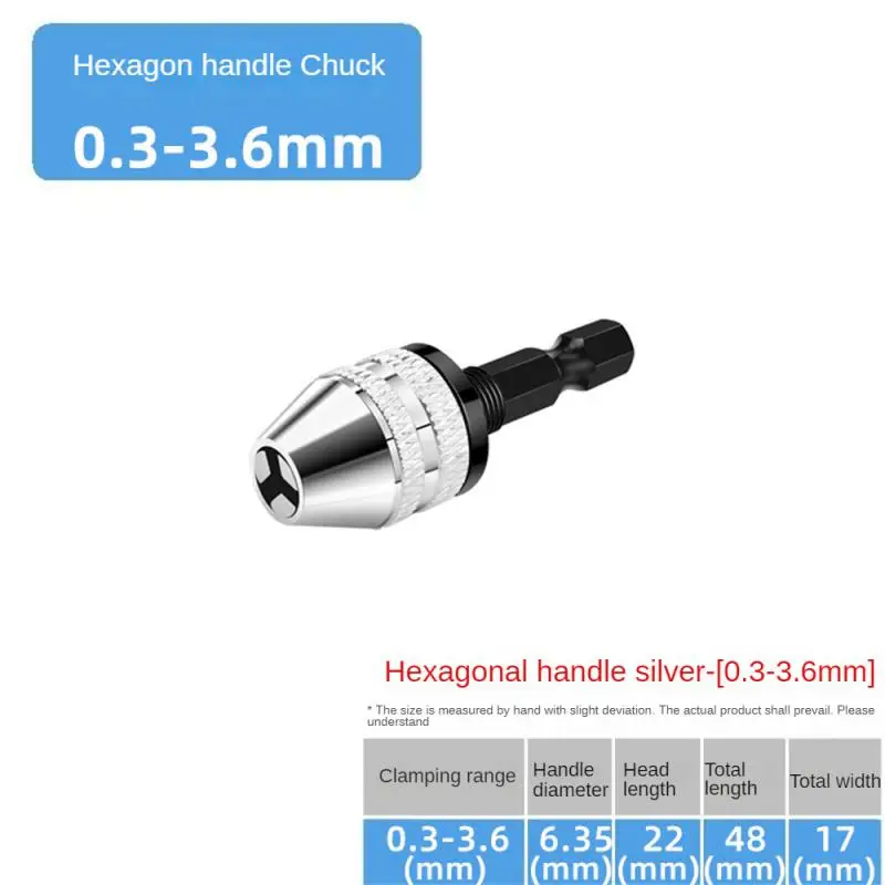 

High Quality Electric Grinder Drill Chuck Quick Change Hexagonal Handle Chuck Convertible Three Jaw Chuck Electric Tool