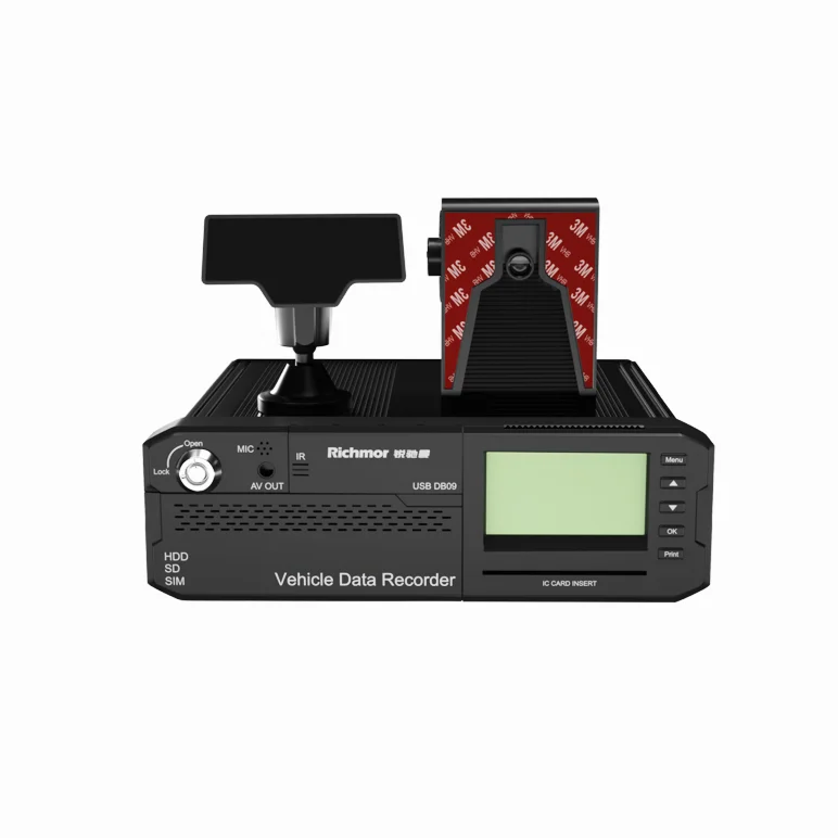 

Richmor AI Mobile DVR with 4G GPS WiFi H.265 1080P ADAS system Hard Disk ADAS DSM BSD MDVR