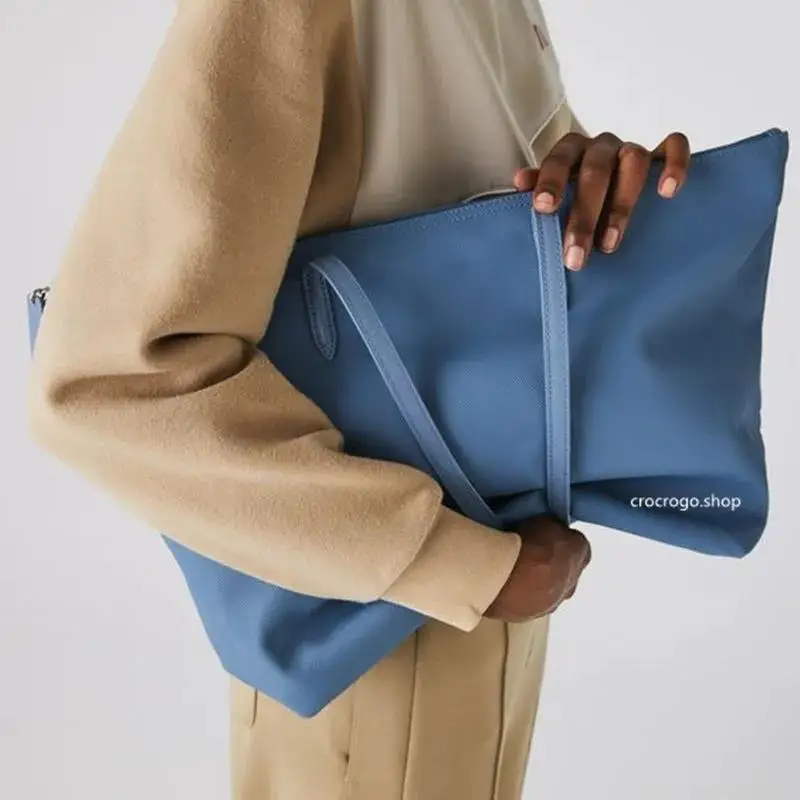 

Women's Bags Macaroon Colors Fashion Commuter Large-Capacity Tote Waterproof Coating Pvc Zipper Handbag Brand Logo Dropshipping