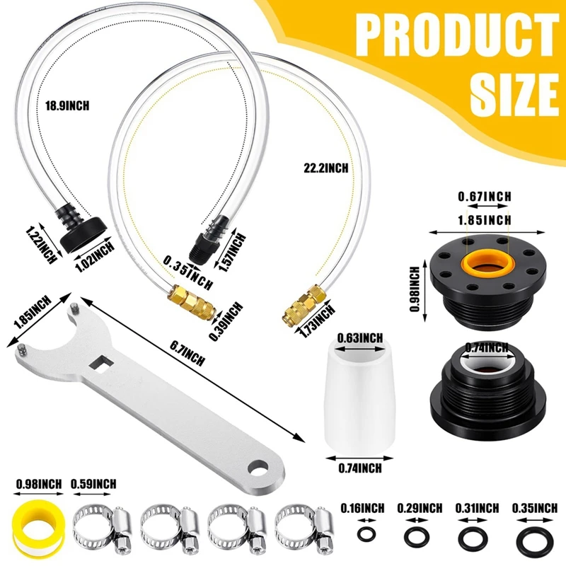 19 шт. гидравлический наполнитель рулевого масла шланг мостового соединения и