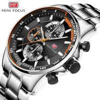 classic quartz mens watches top brand luxury 3 sub dial 6 hands date display fashion sports chronograph wristwatch mini focus