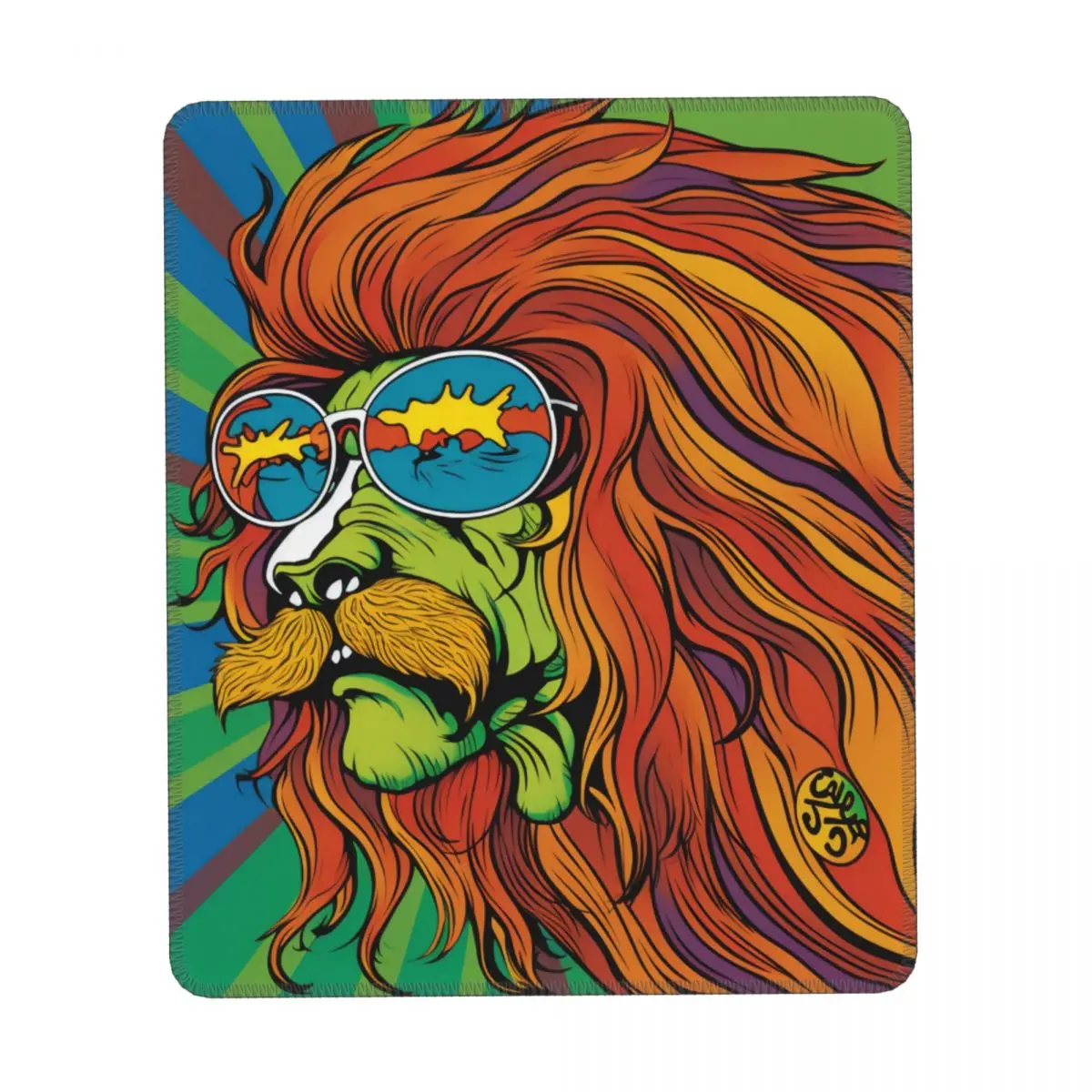 

Lion Vertical Print Mouse Pad Comic Character Rubber Office Mousepad Anti-Slip Aesthetic Cute Mouse Pads