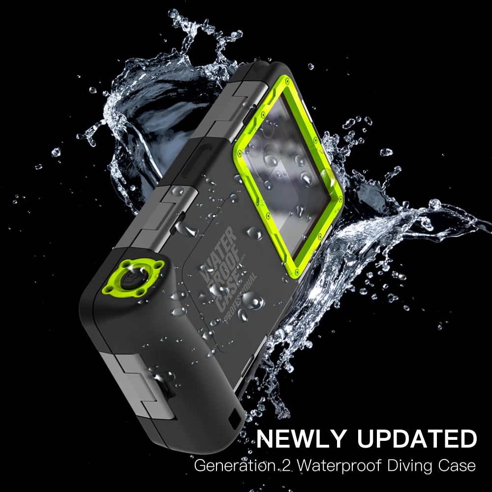 

Underwater Professional Diving Case, Samsung S23, Note 20, 10, 9, A13, A14, Waterproof, iPhone 14, 13, 12, 11, Xiaomi Mi 13 Pr
