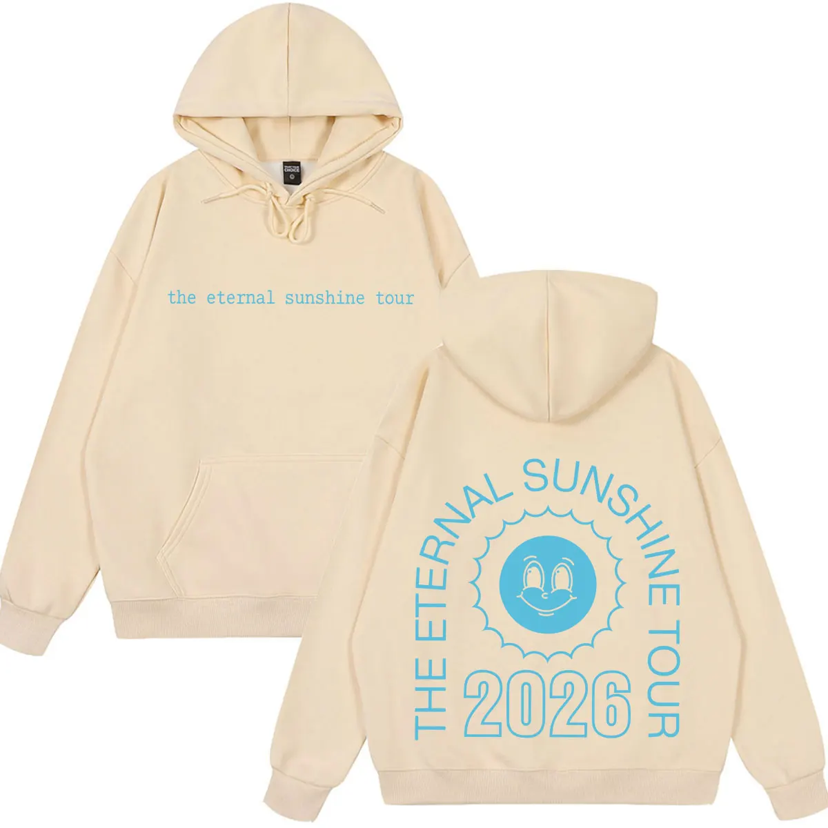 Худи Ariana Grande The Eternal Sunshine Tour 2026: Модный свитшот унисекс с длинными рукавами, свободный крой (art.: 3920dc5337cc3) - 3920dc5337cc3