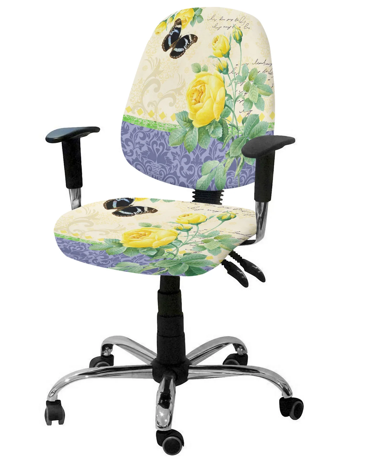 Chair Cover Removable Office Chair Slipcover Split Seat Covers