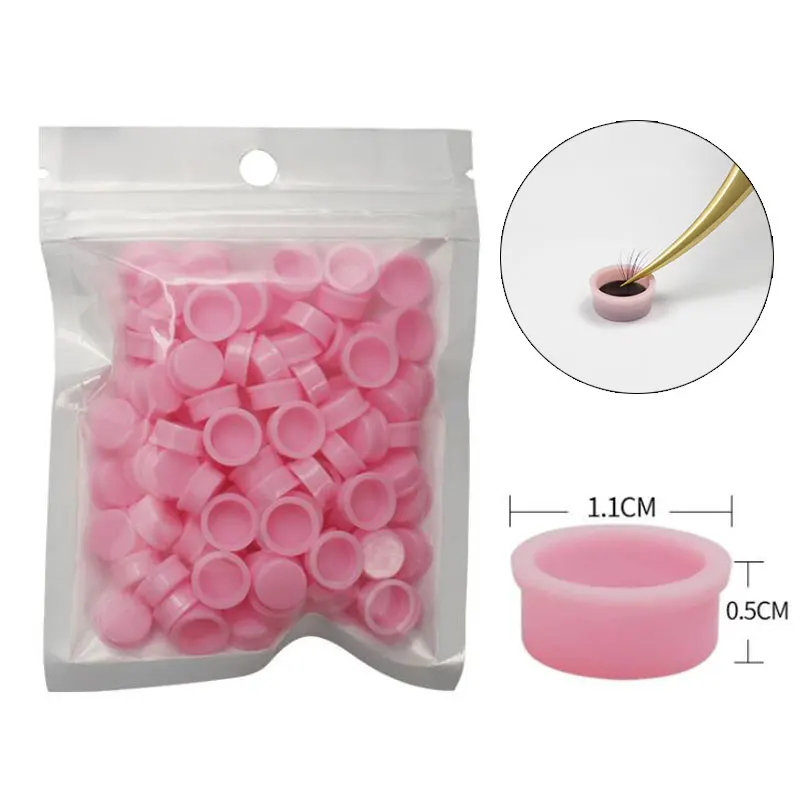 

100 шт., одноразовые контейнеры для тату-чернил для перманентного макияжа