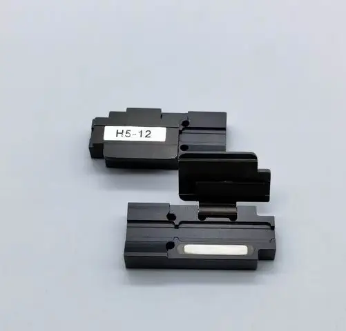 Fiber Holder H5-12 For Optical Ribbon Fiber Fusion Splicer ILSINTECH SWIFT R5  12 Core  Ribbon Cable Clamp A Pair