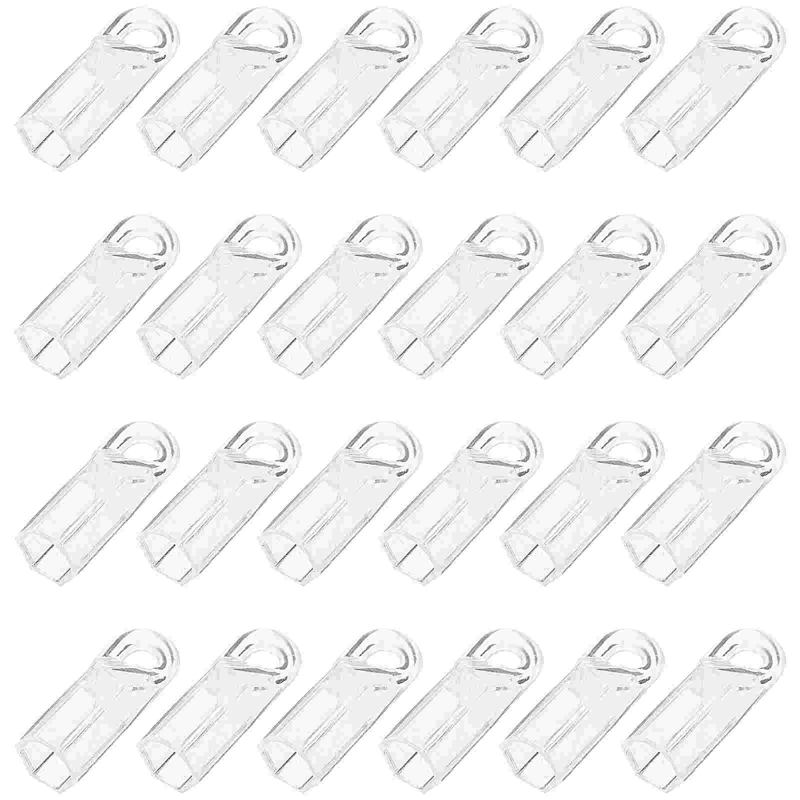 

24 Pcs Curtain Hooks Tilt Wand Tip Repair Vertical Blind Wand Rod Blind Rod Hook Plastic Blind Tilt Wand Tip Fixing Hooks