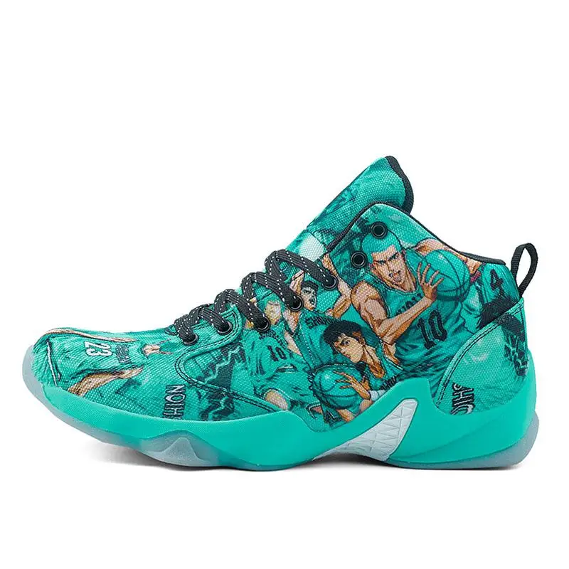 

Autumn Fashion Sneakers Men High Top Basketball Shoes Breathable Coushion Non-slip Basketball Culture Sneakers for Men
