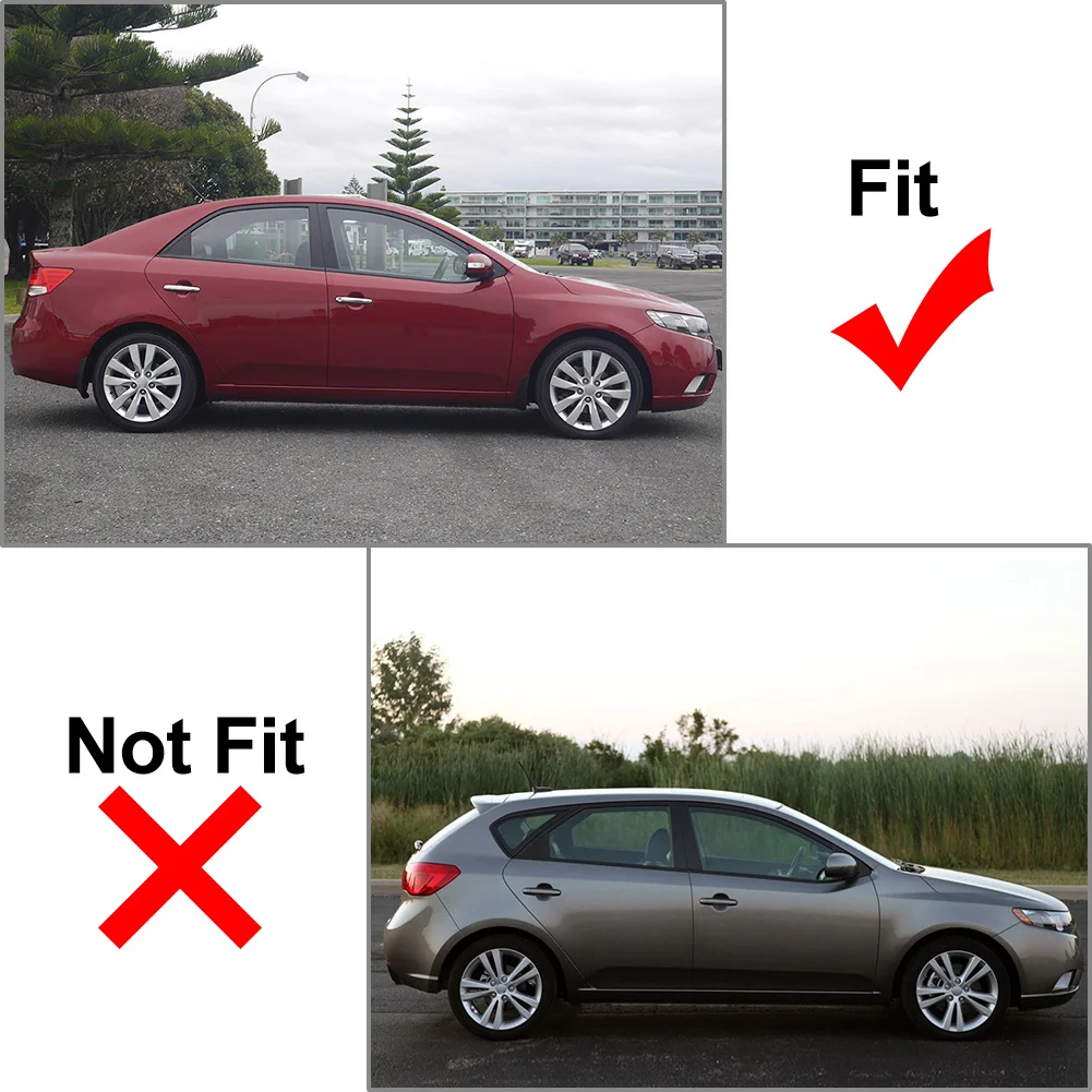 6 шт. накладки на Автомобильные стойки для дверей и окон Kia Forte K3 Cerato 2009 2010 2011 2012