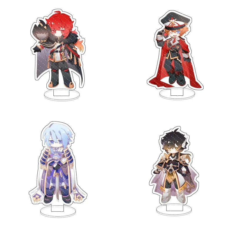 

Game Genshin Impact Figure Diluc Cosplay Acrylic Kawaii Kamisato Ayato Stand Sign Cute Desk Decor Fans Collection Toy Anime Gift