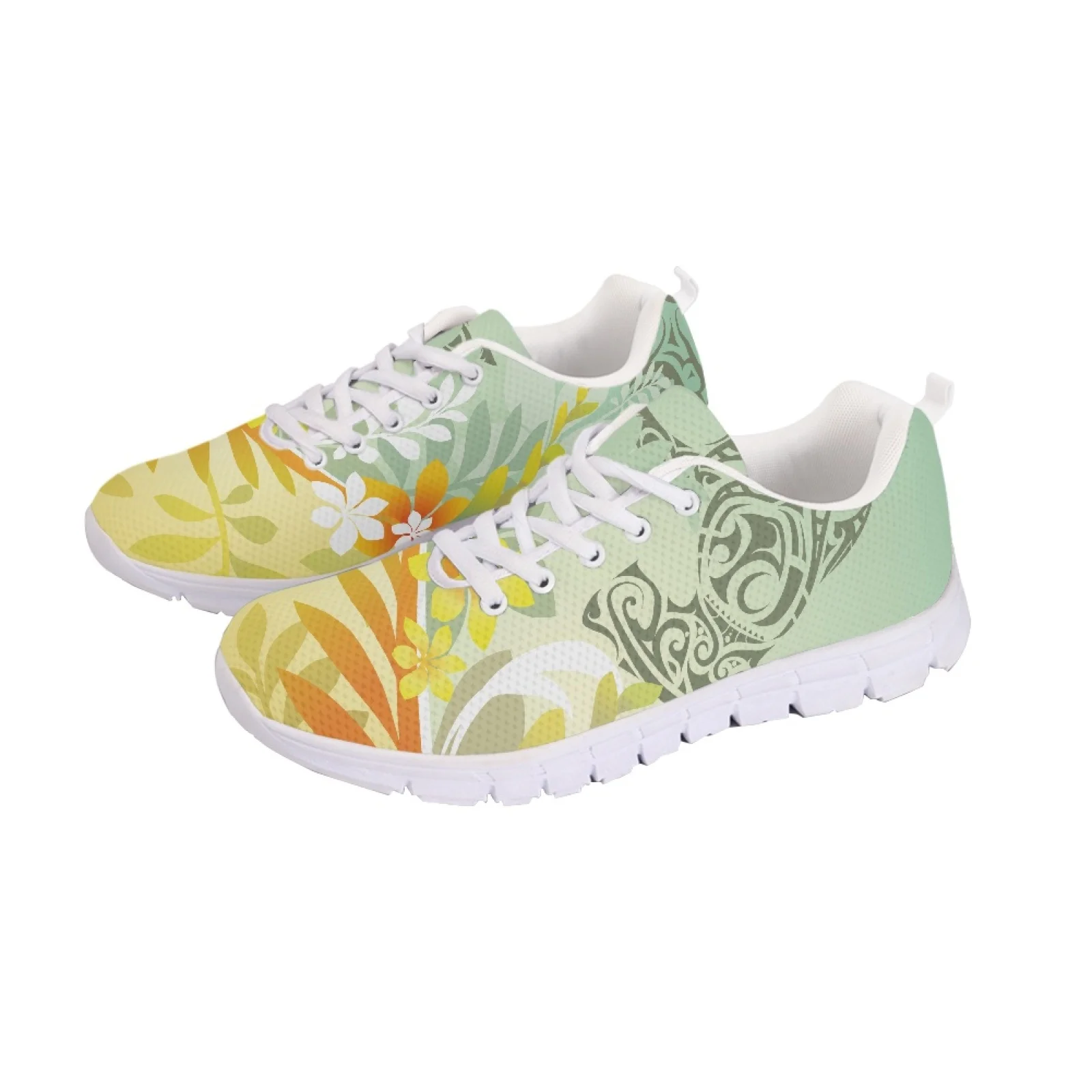 

Polynesian Tribal Fijian Totem Tattoo Fiji Prints Unisex Ultralight Breathable Soft-Soled Trainers Comfort Casual Running Shoes