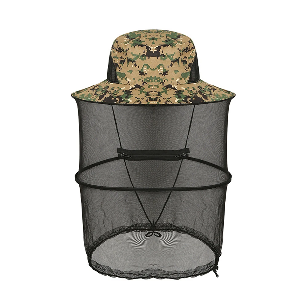 Москитная сетка на голову шляпа садовые рандовые сетки для защиты лица шеи