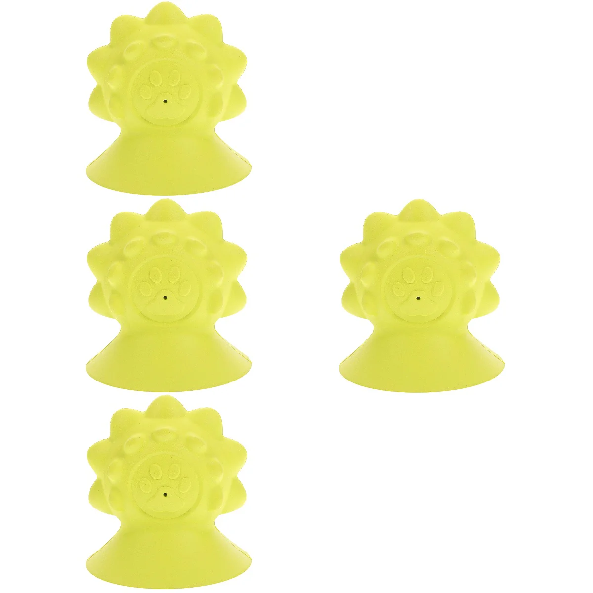 

4pcs Indoor Hiding Puppy Rubber Foraging Funny Sucker