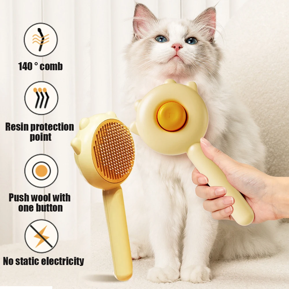 

Cat Comb Massage Pet Magic Combs Hair Removal Cat and Dog Universal Needle Brush Pets Grooming Cleaning Supplies Scratcher