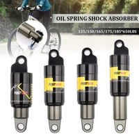 mtb bike rear shock absorber 125150165185mm 650lbs oil spring shock absorber for e bikes electric scooters bicycle part