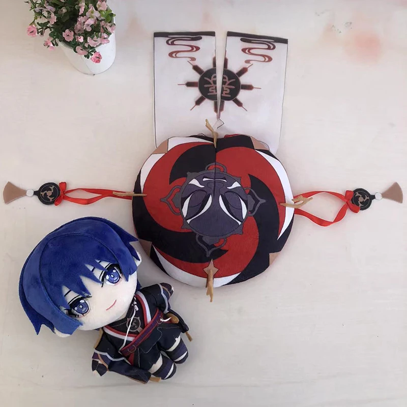 Аниме скарамухе Genshin Impact косплей мягкие плюшевые игрушки куклы костюм куникуши