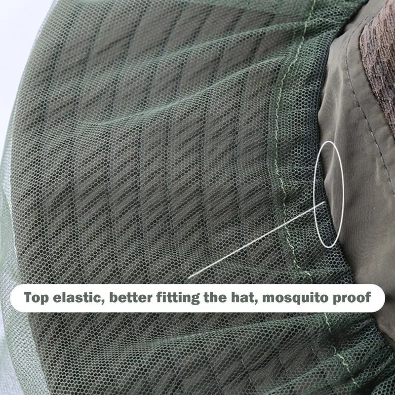 Шляпа с сеткой для головы мужчин защита быстросохнущая летняя солнцезащитная