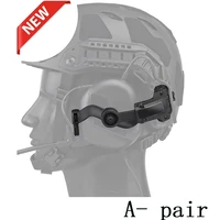 fits earmor tactical headset arc helmet rail adapter tactical helmet mount adapter bow rail mount headset accessories