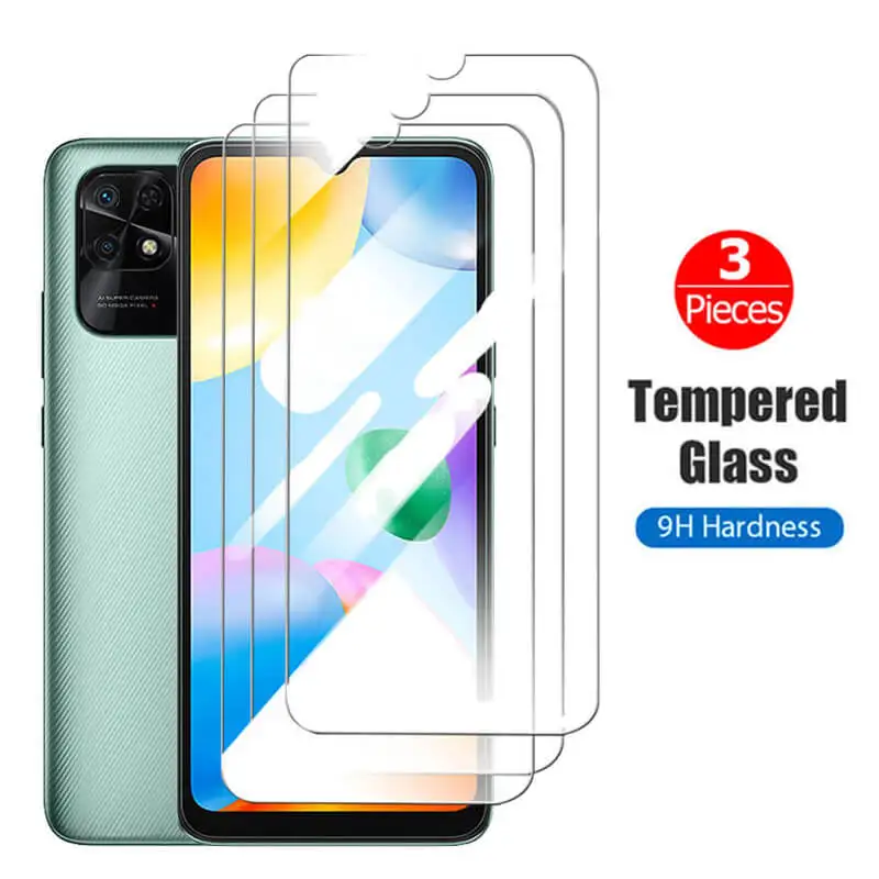 

3 шт., Защитное стекло для Redmi 10C 10A 10 Global 10 Prime 9A 9C 9 9T 10C
