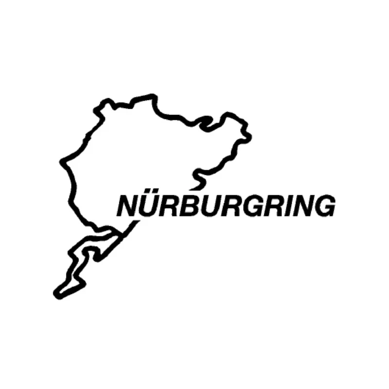 

Wide Nurburgring Racing Track Funny Vinyl Decal Sticker Car Stickers Window