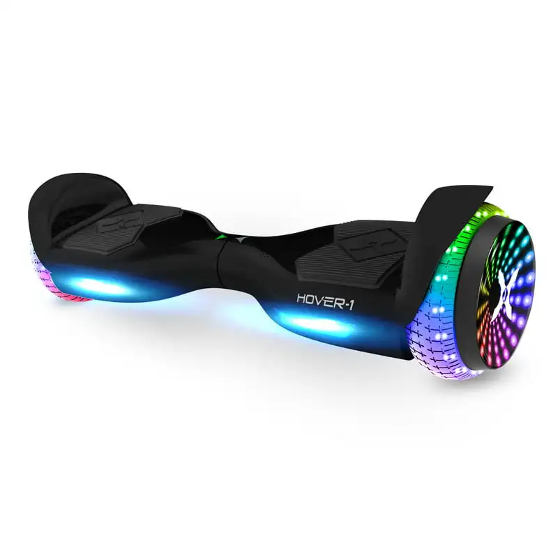 

Electric Self-Balancing Used Hoverboard with 6.5” LED Light-Up Wheels, Dual 160W Motors, 8 mph Max Speed, and 6 Miles Max Range