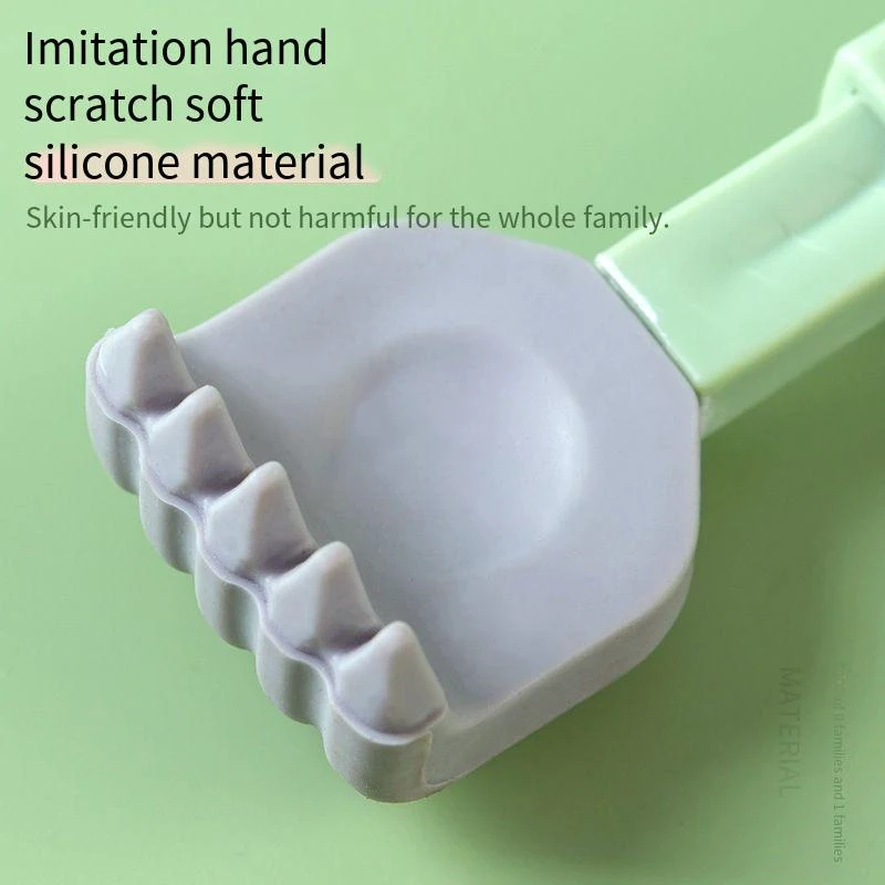 Мягкая силиконовая чесалка для спины телескопический Массажер снятия зуда