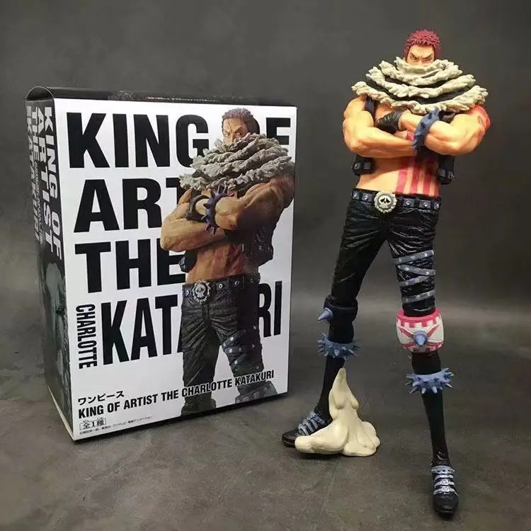 

Anime One Piece Figure Charlotte Katakuri King Of Artist Action Figure PVC Collection Model Doll Toy Plush For Kid Birthday Gift
