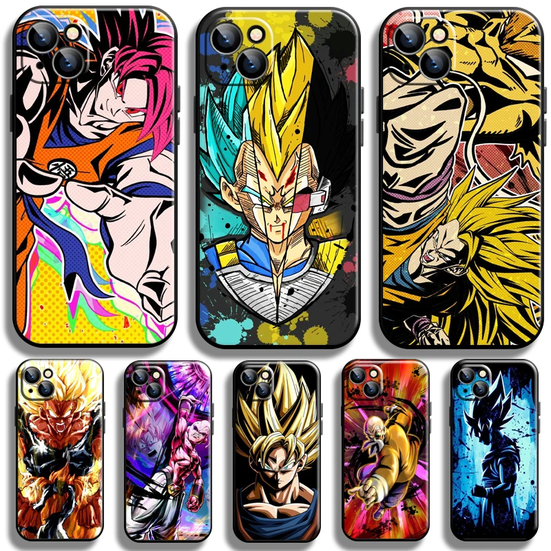 

Japan Anime Dragon Ball Goku For Apple iPhone 13 12 11 Pro 12 13 Mini X XR XS Max SE 5 6 6s 7 8 Plus Phone Case Soft Coque