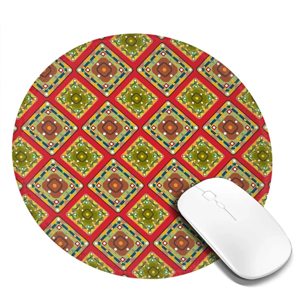 

Dashiki Print Mouse Pad Kitenge African High Quality Rubber Mousepad Armrest Luxury Picture Desk Mouse Mat