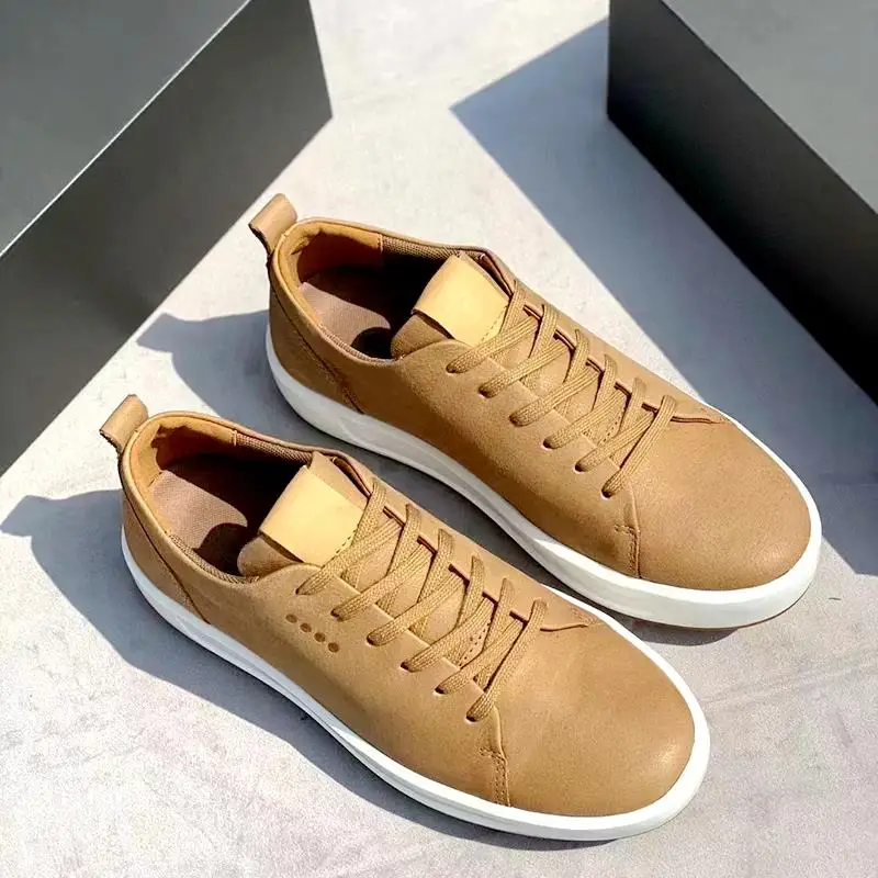 Golf Shoes Men's Brand Original High-Quality Leather Anti-Skid Waterproof Flat Shoes Sports Shoes Men's Shoes With Shoe Box