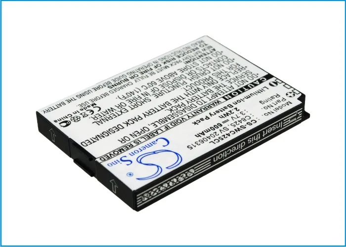 

Cameron Sino Cordless Phone Replacement Li-ion Battery 600mAh For C8425 Spectralink eSense, eSense Coloe Free Tools